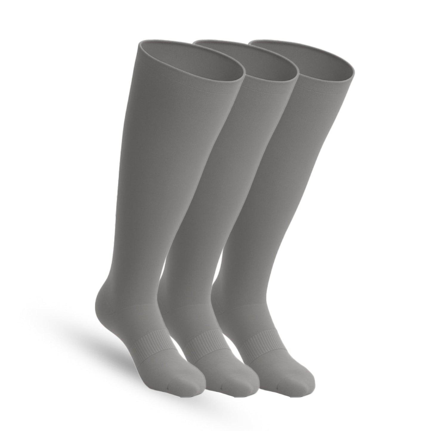 3-Pack Padded Extra-Stretch Knee Socks