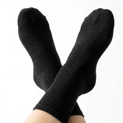 6-Pack Cushioned Socks (Black)